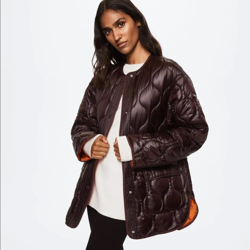 Mango: Quilted jacket, perfect for colder summer days or a great winter $ steal!